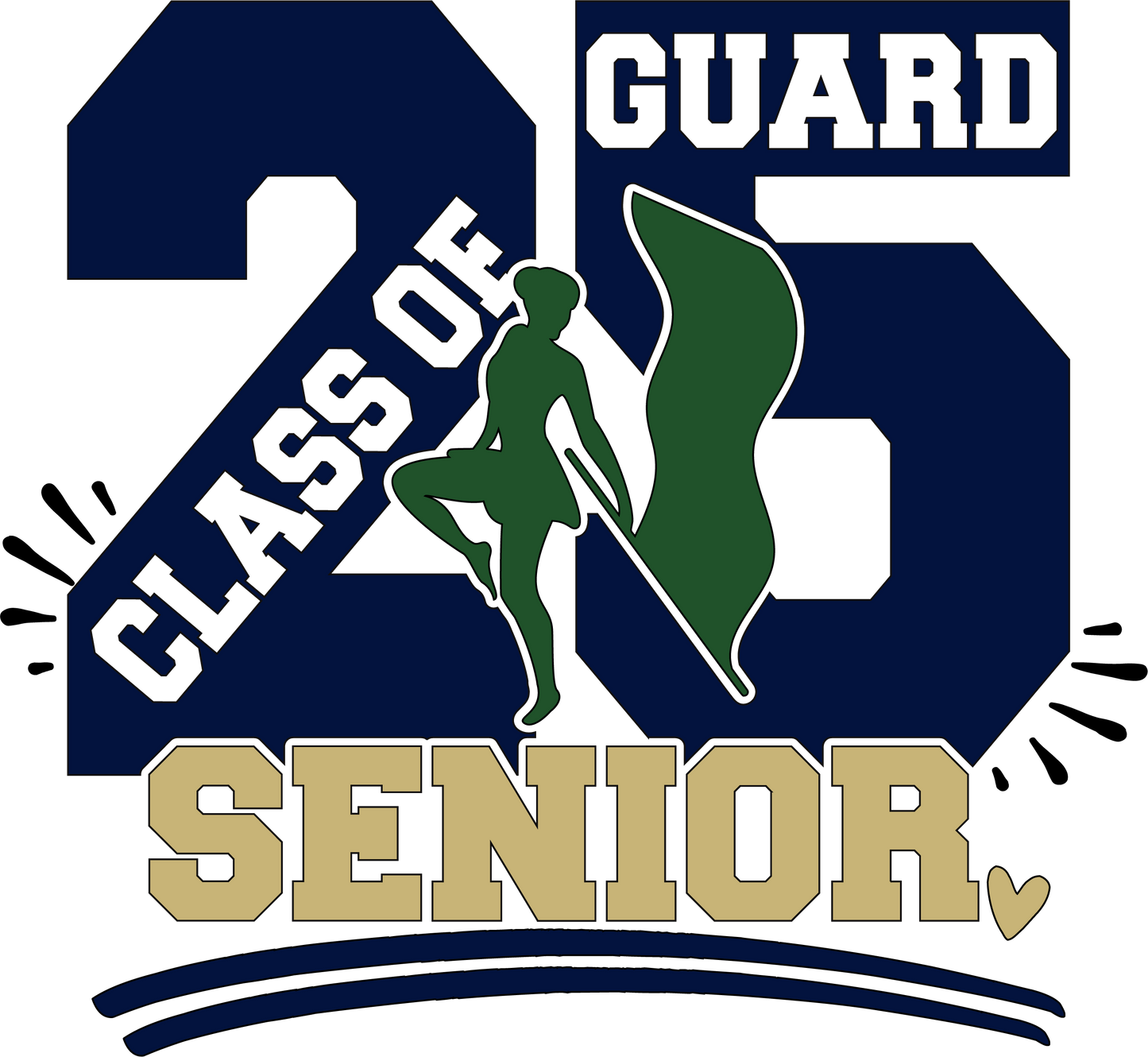 Senior 25 Band Or Guard