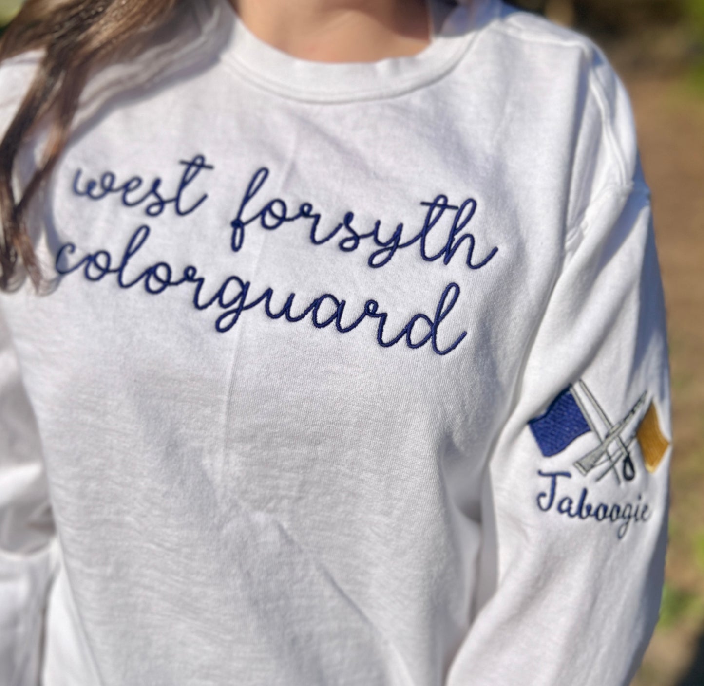 West Forsyth Marching Band Embroidered Crewneck