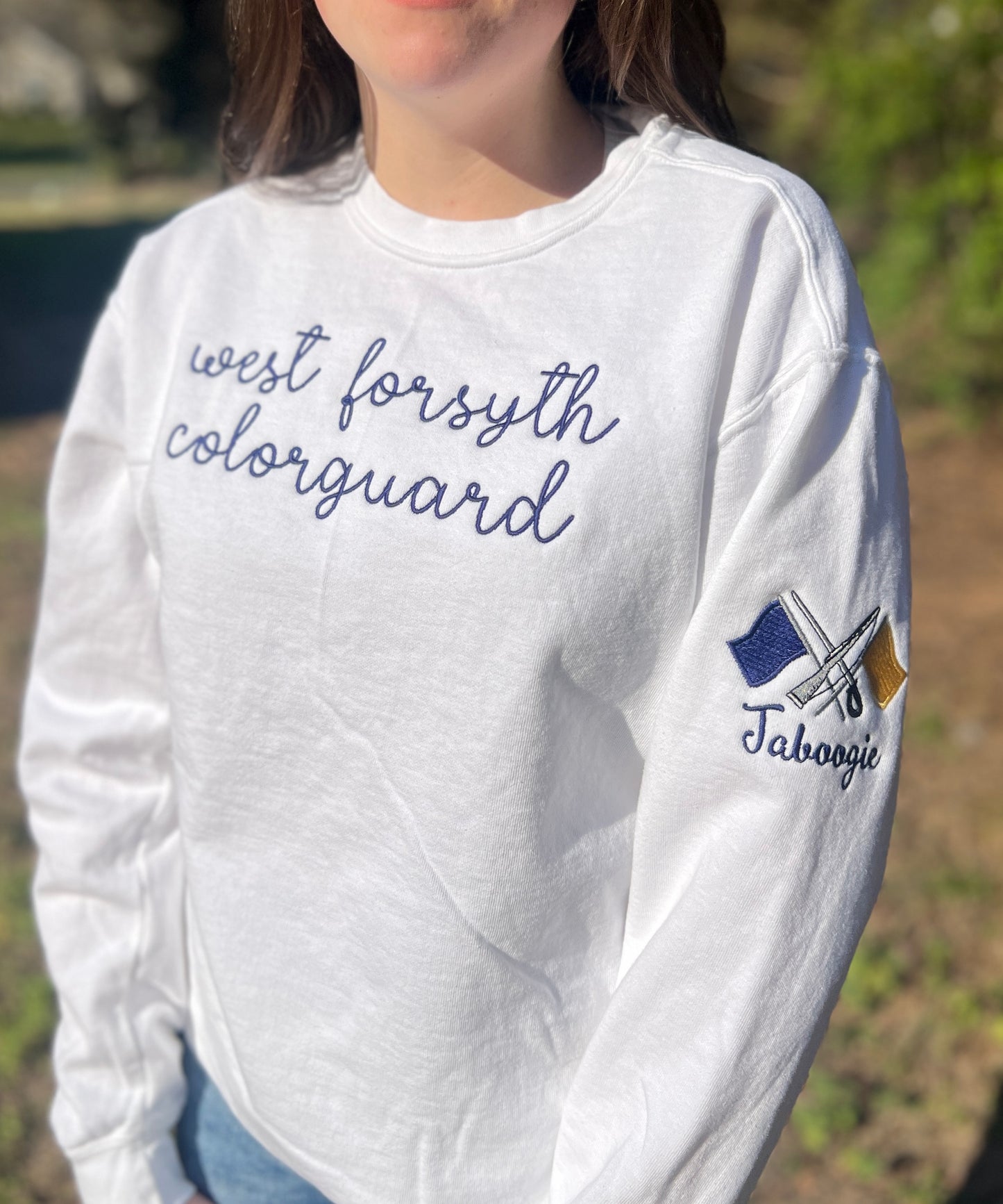 West Forsyth Marching Band Embroidered Crewneck