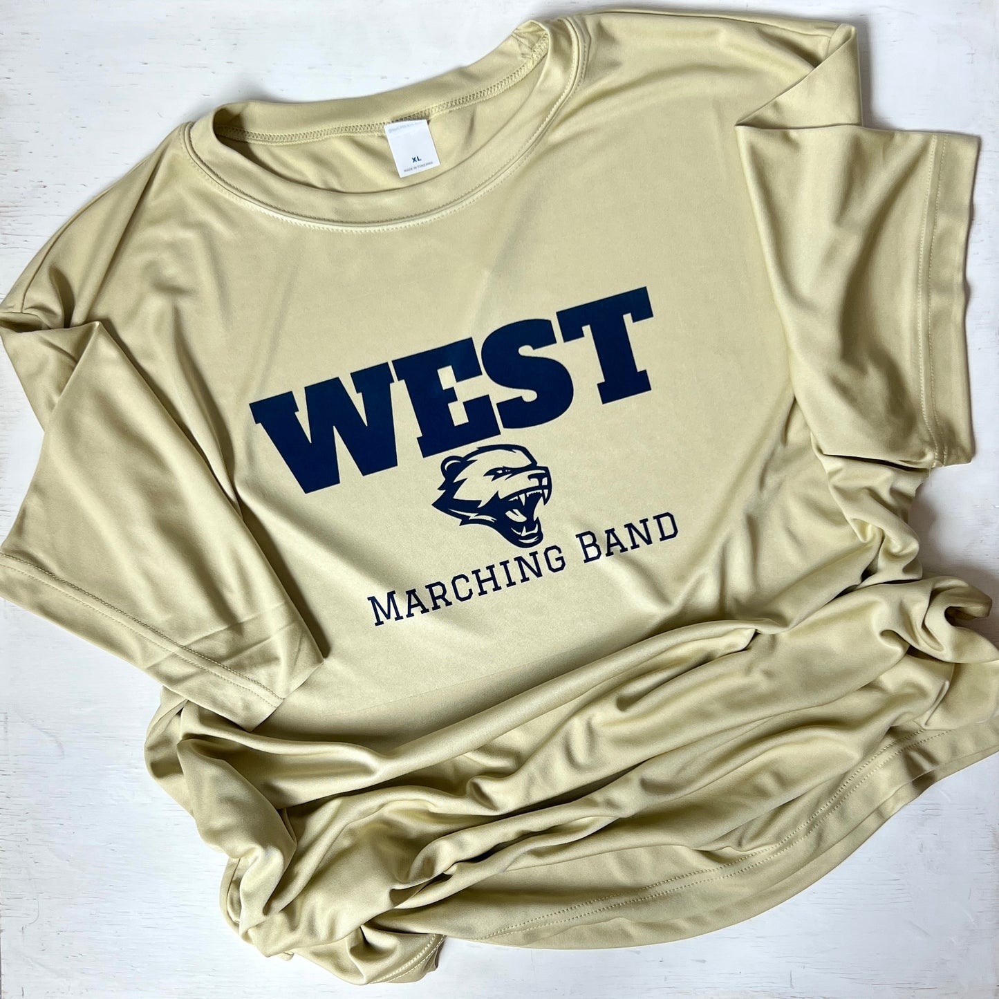 West Marching Band with Westie