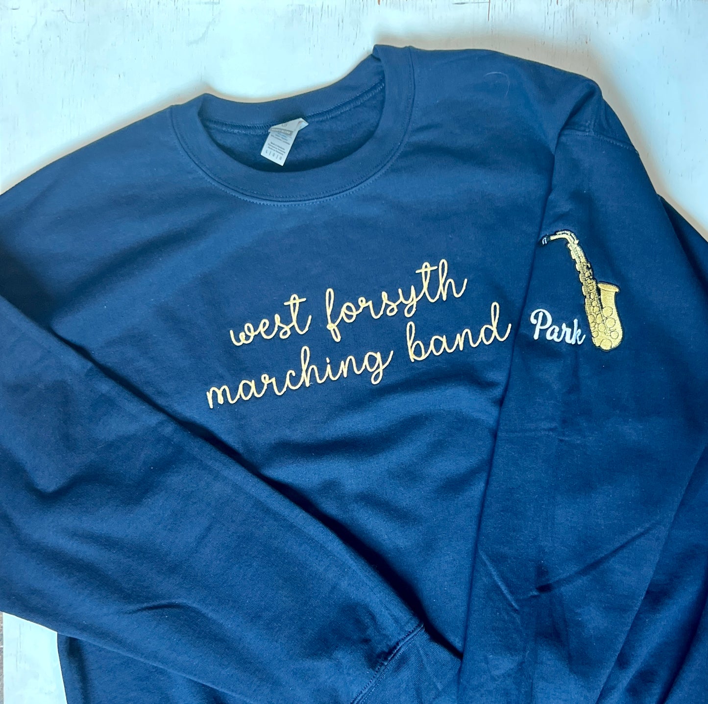 West Forsyth Marching Band Embroidered Crewneck