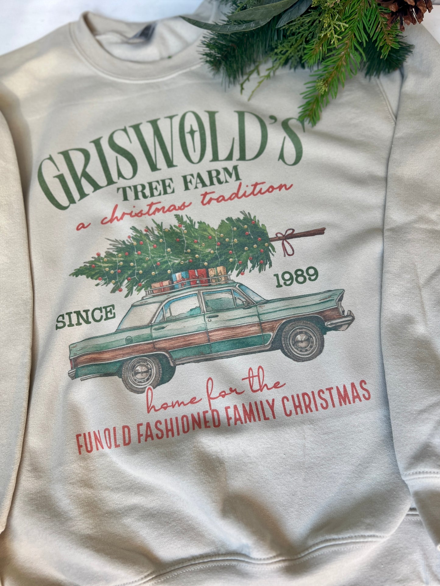 Griswold's Tree Farm Crewneck Sweatshirt