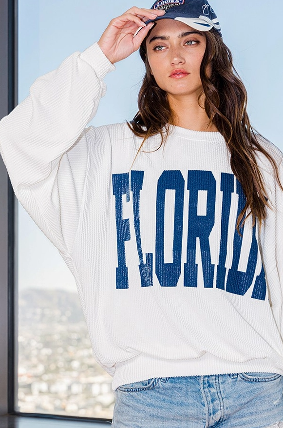 Florida Ribbed Lightweight Sweater