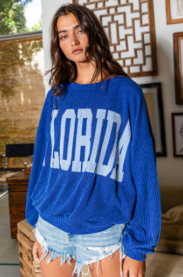 Florida Ribbed Lightweight Sweater