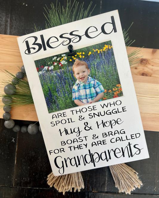 Blessed Grandparents Large Photo Display